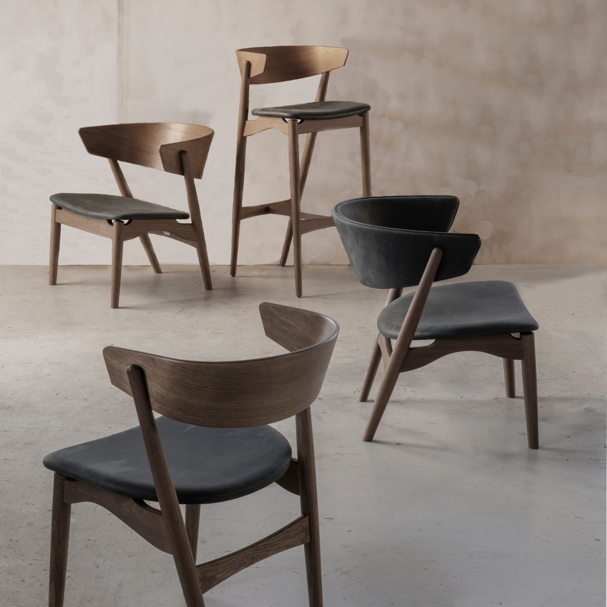 No7 Lounge Chair Full Upholstered